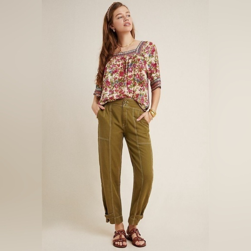 Anthropologie Jackson Tapered Utility Pants Size 2